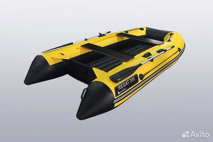 Лодка пвх Big Boat нднд Regat 310 желтая