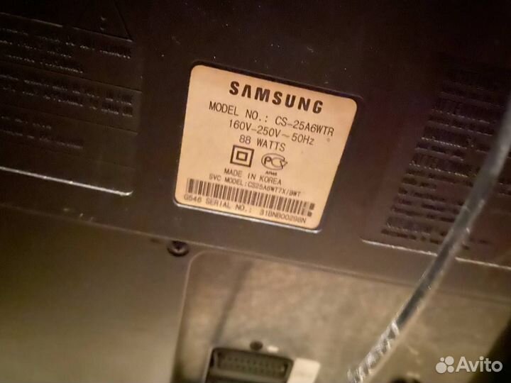 Телевизор samsung CS-25A6WTR plano