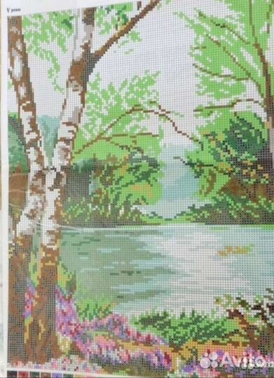 Канва с рисунком для бисера