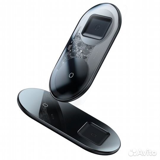 Беспроводное зарядное устройство baseus Simple 2in