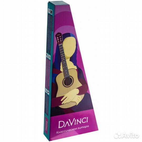 Классическая гитара davinci DC-50A BK pack