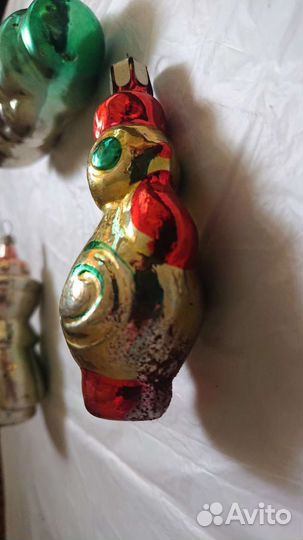 Петушок Кот Елочные игрушки СССР