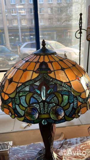 Лампа Тиффани, старинная, Италия