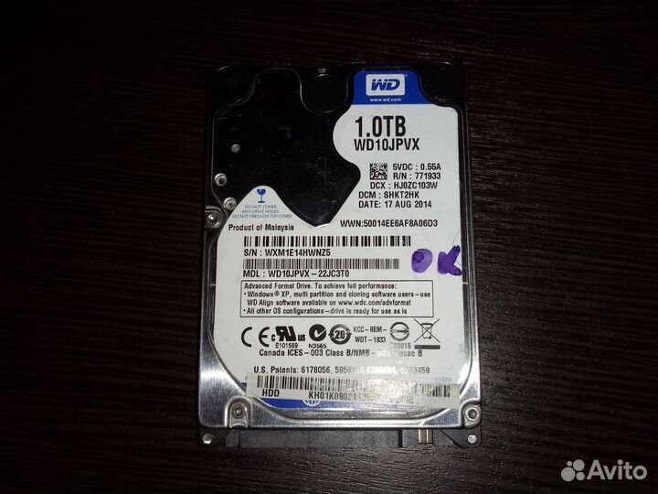 HDD wd SATA,2.5