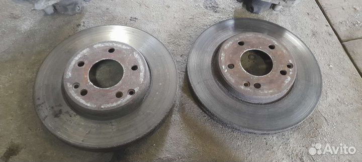 Тормоза Mercedes w210, Перед, суппорты диски