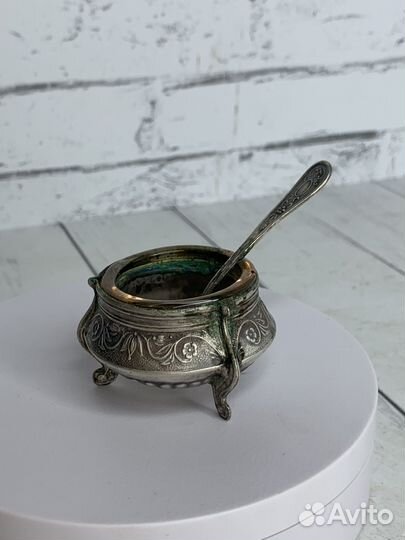 Солонка мельхиор СССР