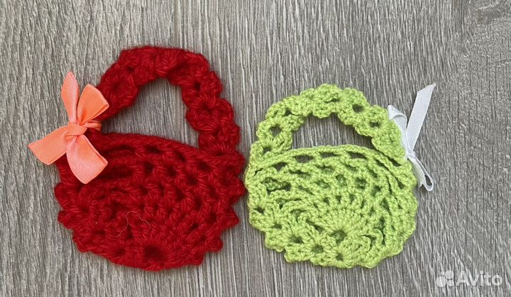 Корзинка вязаная