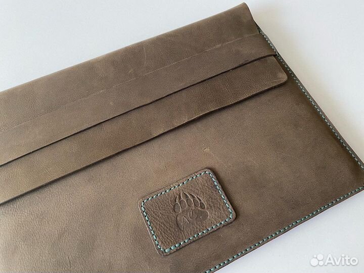 Чехол на macbook pro 13 из натуральной кожи