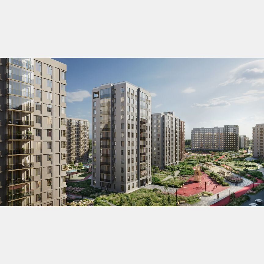 2-к. квартира, 54,1 м², 8/12 эт.
