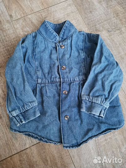 Джинсовая рубашка для малыша