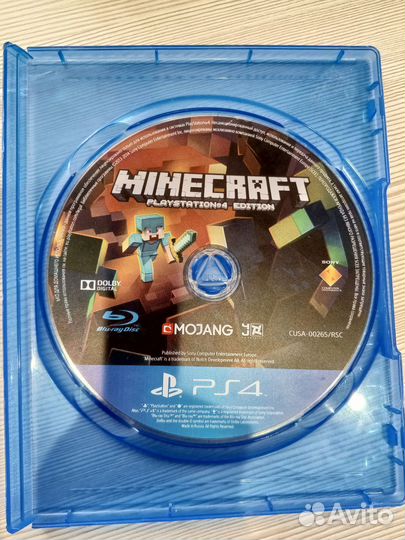 Диск на ps4 майнкрафт
