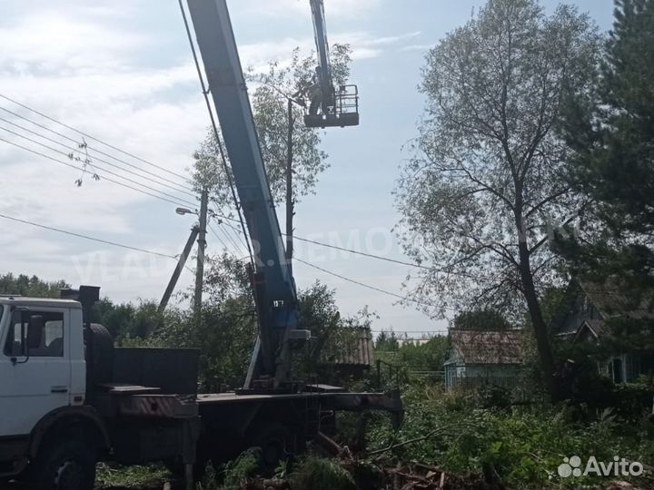 Уборка расчистка участка, вывоз мусора, спил дерев