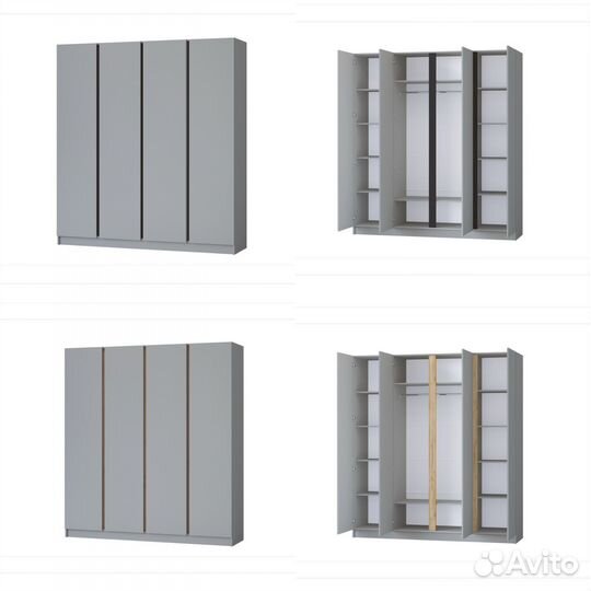 Прихожая мрдульная лдсп серый