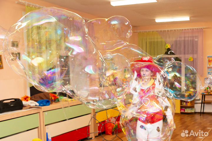 Шоу мыльных пузырей на праздник \ Аниматор Фьёк