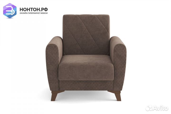 Кресло Эдвин коричневое