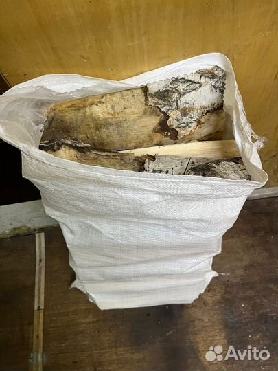 Дрова в мешках