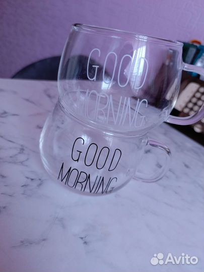 Кружки стеклянные 350мл