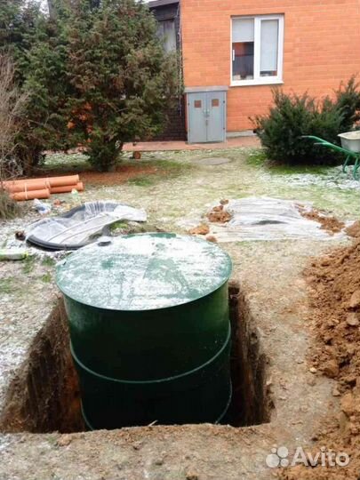 Установка канализации септик под ключ