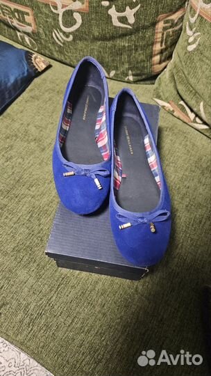 Балетки замшевые Tommy hilfiger