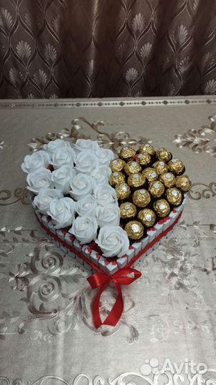 Букеты в коробках