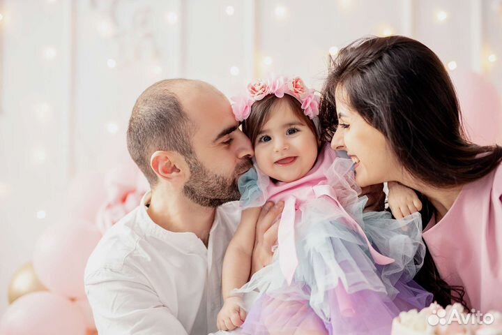 Семейная фотосессия в студии