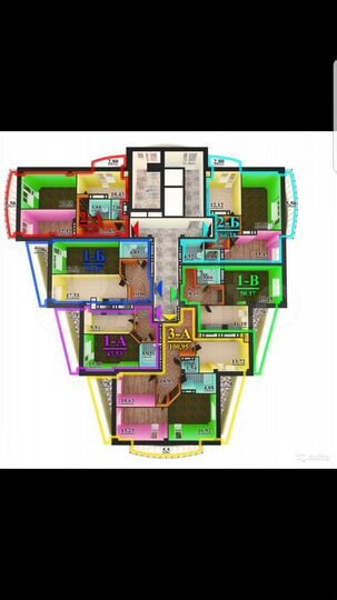 1-к. квартира, 43,3 м², 4/17 эт.