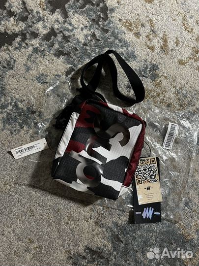 Сумка Supreme Neck Pouch Bag Red Camo Оригинал
