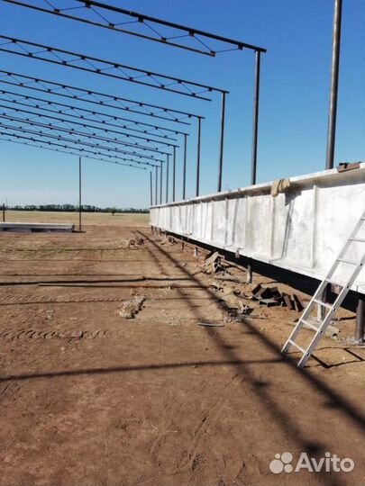 Постройка навесы и ангары заборы сварочные работы