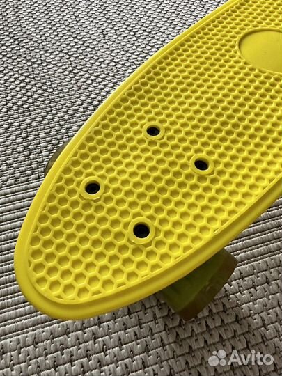 Пенни борд желтый скейтборд новый