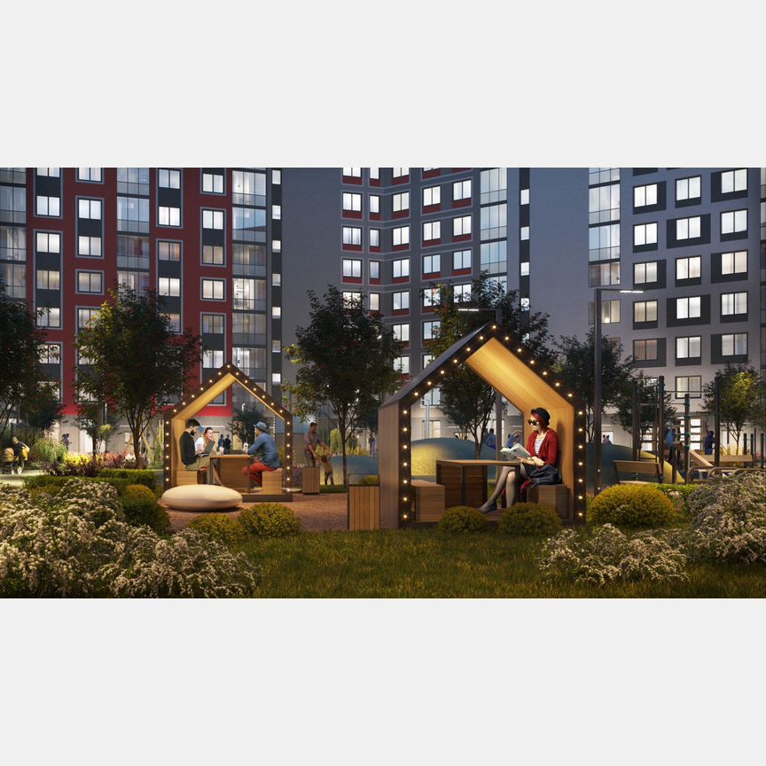 1-к. квартира, 41,6 м², 4/12 эт.