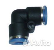 Фитинг угольник д. 6*6 пвх