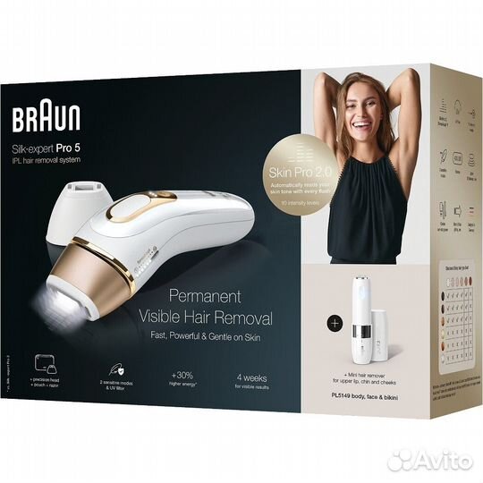 Новая Braun Silk Pro 5 PL5149 + Venus