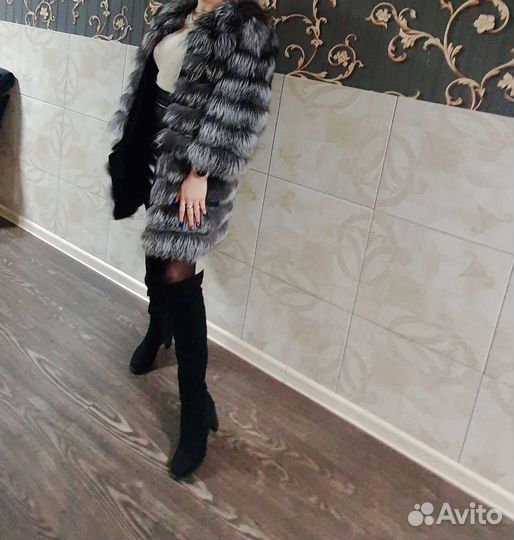 Шуба из чернобурки