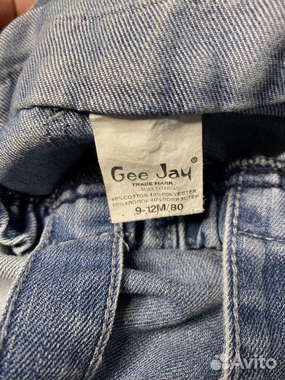 Джинсовый комбинезон для девочки 80