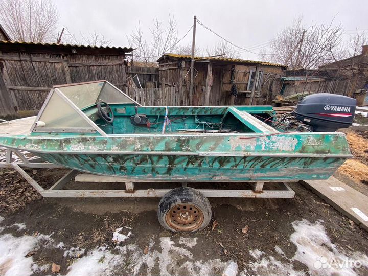 Продам лодку Крым и мотор ямаха 40