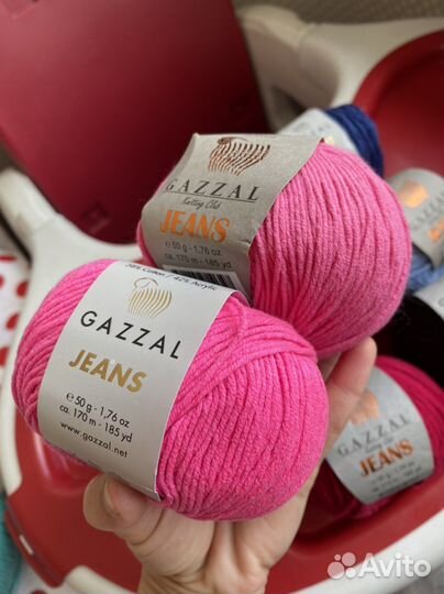 Пряжа Газзал Джинс, 50 г, 170 м