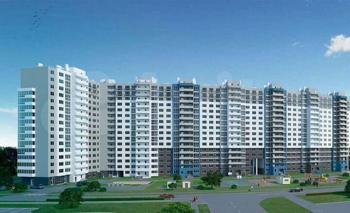 2-к. квартира, 70 м², 1/16 эт.