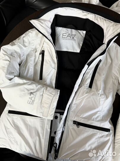 EA7 горнолыжная куртка белая S