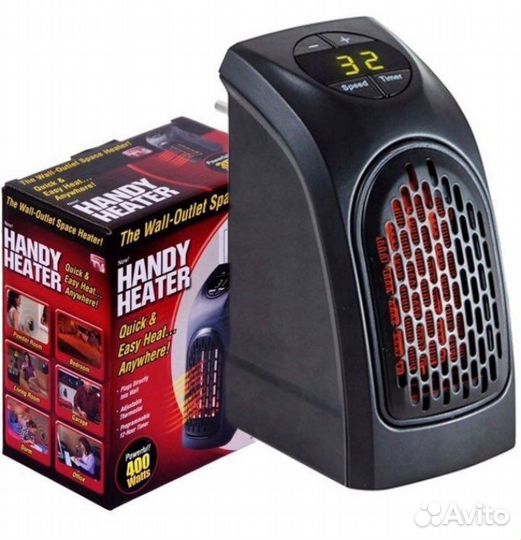 Портативный обогреватель с пультом новый