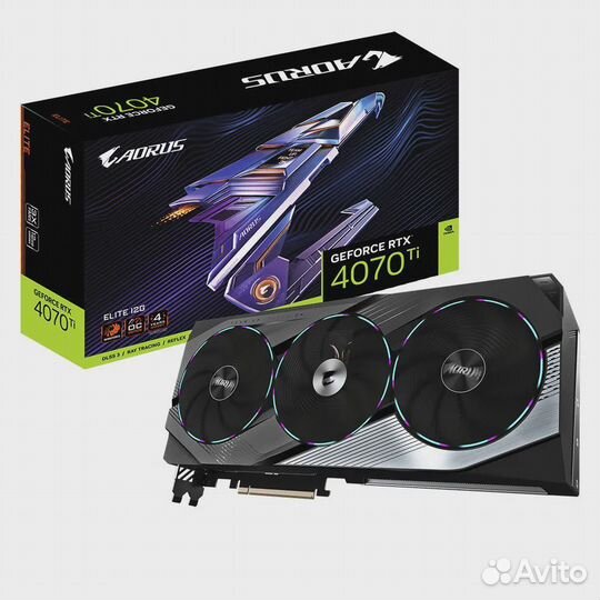 Видеокарта Gigabyte GeForce RTX 4070Ti Aorus Elite