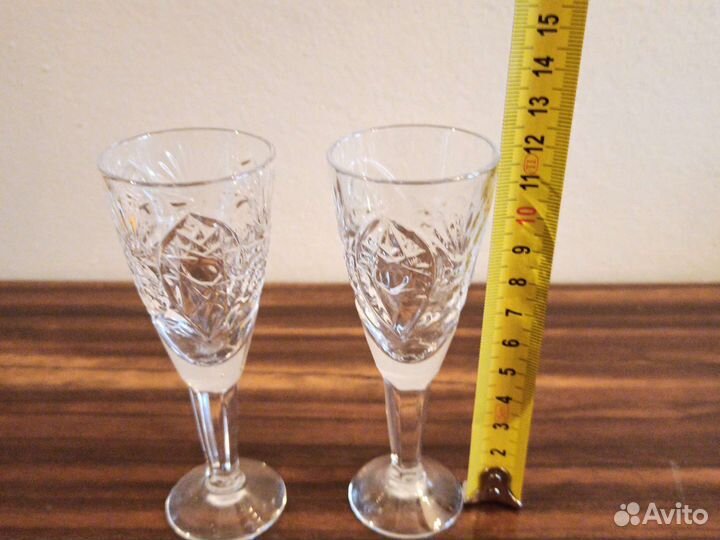Бокалы стекло фужеры рюмки СССР