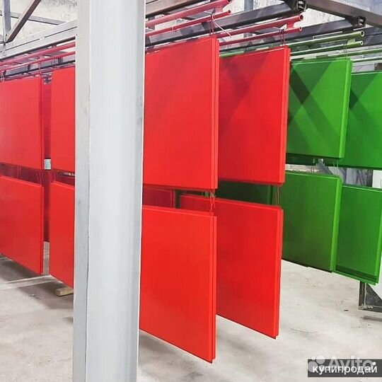 Порошковая покраска суппортов Металла Профиля