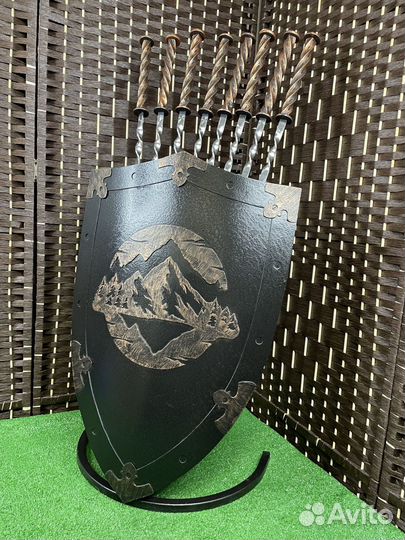 Подставка для шампуров Щит-Горы