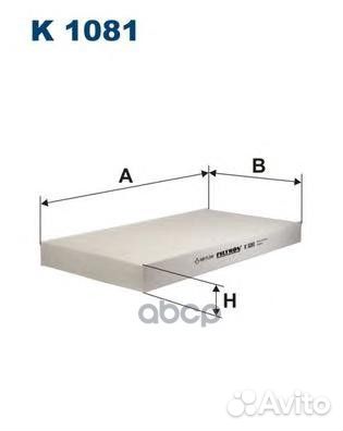 Фильтр салона K 1081 K1081 Filtron