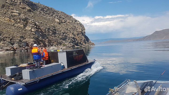 Катамаран пвх надувной, каютный