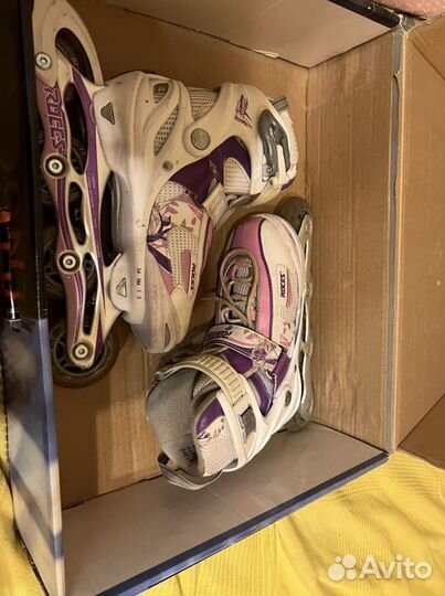 Роликовые коньки детские раздвижные