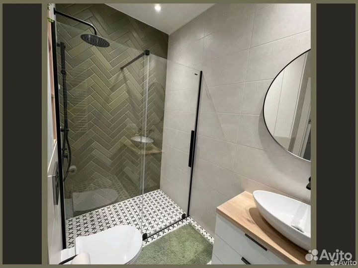 Душевые стеклянные ограждения на заказ