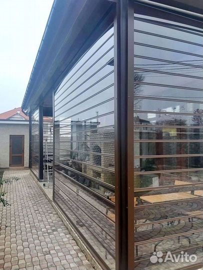 Прозрачные роллеты из монолитного поликарбоната