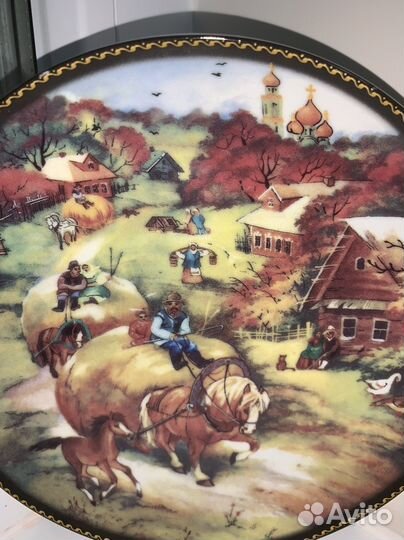 Настенная тарелка коллекционная