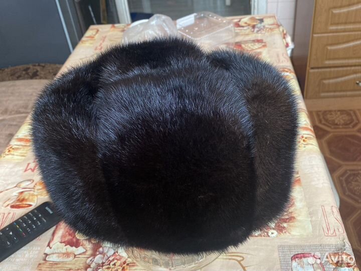Норковая шапка мужская
